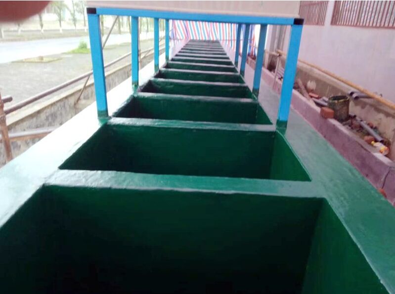 工業(yè)廢水處理池玻璃鋼防腐